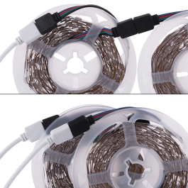 Kit Tira LED RGB 108W 4.500Lm 450 LEDs 15 metros, Control Remoto y APP Bluetooth IP20 [CA-KITRGB-15M]