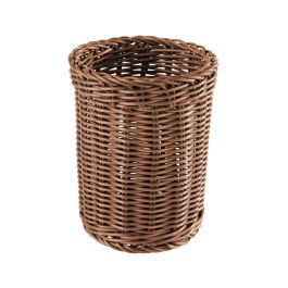 Inde Organizador Utensili. Pp Rattan Red. 14.9 cm Ancho x 19.3 cm Alto x 15 cm Largo