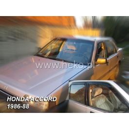 Heko Deflectores Frontales Carenados para Honda Accord 4D Sed 1986-1988 HO17139 de Plexiglás Humo Transparente Calidad Prima Ancho 7.5cm