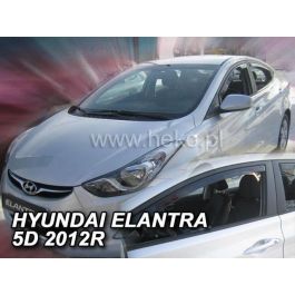 Heko HO17269 Deflectores Frontales Carenados para Hyundai Elantra V 4D 2010-2015
