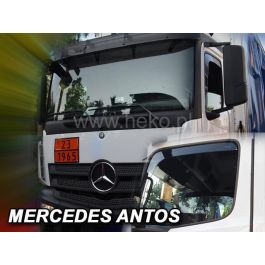 Heko HO23214 Deflectores Frontales para Mercedes Actros Antos Arocs Mp5 2020 Calidad Prima Humo Transparente