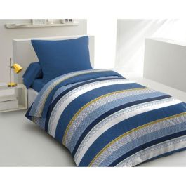 HOME PASSION Juego nórdico de microfibra STANIS - 1 funda nórdica 140 x 200 cm + 1 funda de almohada 63 x 63 cm - Azul Precio: 28.69000024. SKU: B18XNY88RL