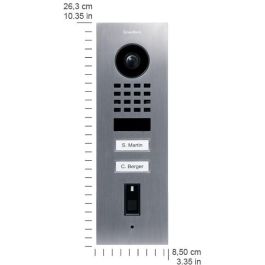 DoorBird D1102FV Videoportero IP con Lector de Huella Digital, 1080p, Ultra Gran Angular 150°, Acero Inoxidable V2A Precio: 1236.49999946. SKU: B1FP42BRPZ