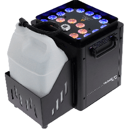 Algamlight Máquina de Humo Vertical con LED 1500W para Escenarios y Eventos, Chorro de 7m, Mando a Distancia Inalámbrico y DMX