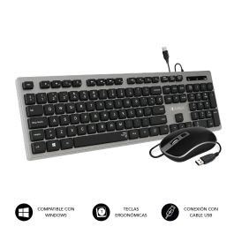 SUBBLIM Teclado Combo Wired Ergo Keys Silent Flat HQ Grey Precio: 12.79000008. SKU: B18KPYPPYT