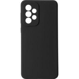 eSTUFF Funda Silicona Madrid para Samsung Galaxy A33 5G - Protección Trasera y Lateral con Microfibra - Negra