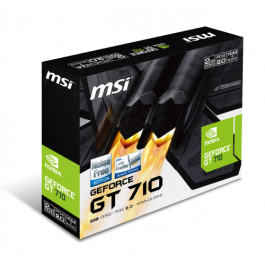 MSI 912-V809-2016 Tarjeta Gráfica NVIDIA GeForce GT 710 2 GB GDDR3 Pasivo