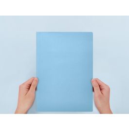 Subcarpeta Liderpapel Folio Celeste Intenso 180 gr-M2 50 unidades