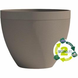 Maceta - GARDEN ID - Green Care Impact Taupe - 50 x 41 cm - 10 años de garantía - 100% reciclado - Resistente a los rayos UV/gel