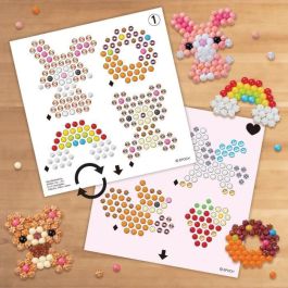 Aquabeads 35087 Estudio de Manualidades, 900+ abalorios 25 colores, con formas variadas, acuarela y accesorios. Edad +4.