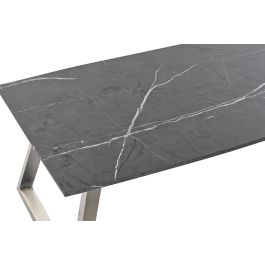DKD Home Decor Mesa Centro Moderna para Salón Negra, de 120 cm de Ancho x 60 cm de Fondo x 44 cm de Alto, fabricada en MDF y Acero DKD Home Decor Mesa Centro Moderna para Salón Negra, de 120 cm de Ancho x 60 cm de Fondo x 44 cm de Alto, fabricada en MDF y Acero