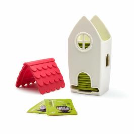 OTOTO Dispensador de Bolsas de Té Tea House Multicolor Plástico Apto Lavavajillas (190mm Alto)