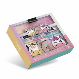 IDC INSTITUTE Set de Spa Cute Animals 4 pz - Diadema y 3 Mascarillas Faciales Purificantes, Hidratantes e Iluminadoras