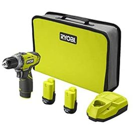 Taladro Atornillador RYOBI 12V + 2 Baterías 2.0 Ah + Cargador + Bolsa de Transporte RCD1201-220S