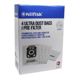 Nilfisk Bolsas Aspirador Sintético Blanco Elite Extreme GM200/300/400/500 Serie 4uds + 1 Filtro Original Precio: 28.69000024. SKU: S7919865