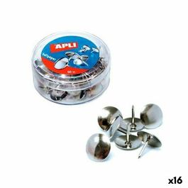 Chinchetas Apli Plateado Níquel (16 Unidades) Precio: 15.49999957. SKU: B188QK7ZND