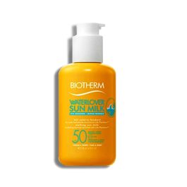 Biotherm SUN WATERLOVER Leche Solar Corporal SPF50 para Rostro y Cuerpo, Protección Alta y Eco-Amigable, Textura Ligera y No Grasa 200 ml Precio: 24.50000014. SKU: SLC-78060