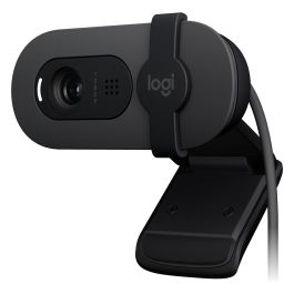 Logitech Brio 100 Webcam Full HD 1080p/30fps - Cámara Web con Micrófono Omnidireccional y Tapa de Privacidad - Grafito