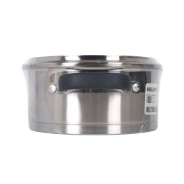 Quttin Cacerola de Acero Inoxidable 18 cm 1.7L con Tapa (6 Unidades)