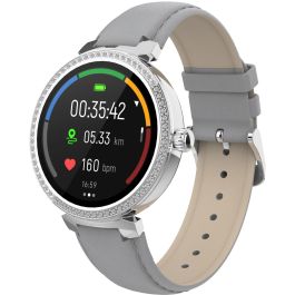 Denver Smartwatch SWC-342 Reloj Inteligente Pantalla Táctil Monitor de Frecuencia Cardíaca Plata Gris
