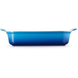 Le Creuset 71102322200001 Fuente para Horno Rectangular Tradición, 32 cm, Azure