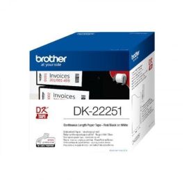 BROTHER Cinta continua de papel termico para impresion en negro y rojo 62 mm. x 15,24 m. Precio: 20.50000029. SKU: B1A5QT5V9E