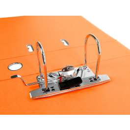 Liderpapel Rado Archivador de Palanca A4 Documenta Forrado PVC Naranja Lomo 75mm