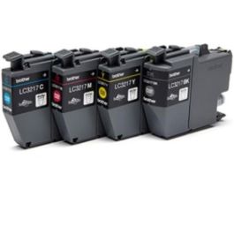 BROTHER Pack de 4 cartuchos de tinta negro, cian, magenta y amarillo LC3217VAL para MFCJ5330, MFCJ65 Precio: 59.95000055. SKU: B193GYXRF6