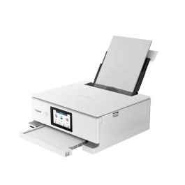 Impresora Multifunción - CANON - PIXMA TS8751 - Capacidad 200 hojas - 6 tanques de tinta individuales - Color - WiFi - Blanca Impresora Multifunción - CANON - PIXMA TS8751 - Capacidad 200 hojas - 6 tanques de tinta individuales - Color - WiFi - Blanca