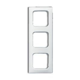 BUSCH-JAEGER Rahmen 3f linear 102 Reflex SI alpinweiß | Marco para mecanismo, Blanco, 81 x 223 mm, Sin tornillos | BJ 2513-214K-102 Precio: 25.88999974. SKU: B1K5TYV2N7