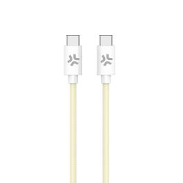 Cable USB-C Celly USBCUSBCCOTTYL Amarillo 1,5 m Precio: 13.9149996612. SKU: B189LKFRX9