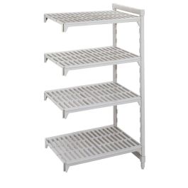 CAMBRO - MPA41718V4PKG - Estantería Premium Adicional con 4 estantes ventilados, fondo 40 cm, longitud 174 cm y 180 cm de altura - Blanco Moteado Precio: 553.89000051. SKU: B13PFFD5AA