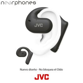 JVC Auriculares Inalámbricos Nearphones Bluetooth con Micrófono HA-NP35T-B-U Negro JVC Auriculares Inalámbricos Nearphones Bluetooth con Micrófono HA-NP35T-B-U Negro