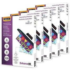 Fellowes 100142462 Pack 500 Fundas Plastificar 80 Micras Brillo A4 (216x303 mm) Calidad Premium ImageLast Precio: 49.9900005. SKU: B16CV8KBRD