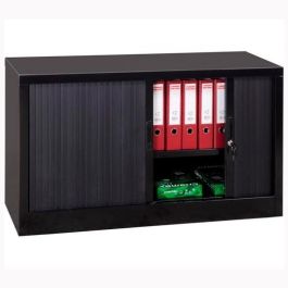 Mobiliario Archivo Armario Metálico Dos Puertas Correderas Persiana 100x45x100 cm con 2 Baldas, Acabado Antracita, Montado Precio: 234.50000013. SKU: B1EJA6C84W