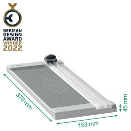 Leitz Cizalla De Papel Precision Home A4 Antracita Corta Hasta 8 Hojas