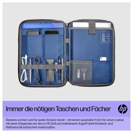 HP Funda para portátil Renew Executive 6B8Y3AA de 14 pulgadas en Negro de Poliéster, Diseñada para Trabajar