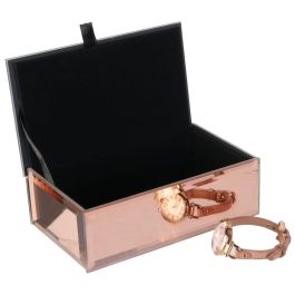 Home Deco Factory Joyero con Espejo Color Cobre para Tocador 16x9,5x5,5 cm Precio: 8.49999953. SKU: B17V4P3MLX