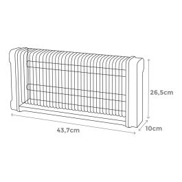 Mata insectos profesional eléctrico 2x10w 80m² 43,7x10x26,5cm 340° color negro edm Mata insectos profesional eléctrico 2x10w 80m² 43,7x10x26,5cm 340° color negro edm