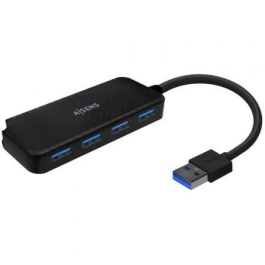 AISENS - HUB USB 3.0, TIPO A/M-4XTIPO A/H, NEGRO, 15CM Precio: 8.68999978. SKU: B1B69MXKMP