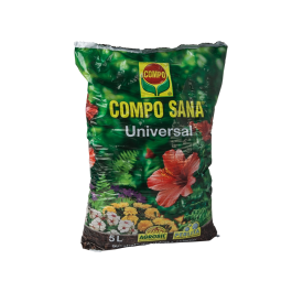 Compo Sustrato Universal para Plantas de Interior y Exterior Saco de 5 Litros