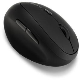 Kensington Ratón Pro Fit Ergonómico Vertical Inalámbrico para Zurdos, 6 Botones, 800-1200-1600 DPI, Negro