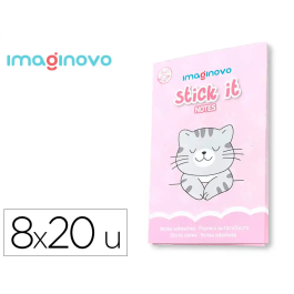 Imaginovo Notas Adhesivas Gatito, 20 Piezas Tamaños Surtidos, Diseño Fantasía Divertido para Niños Precio: 2.2748. SKU: B15TBMD7A9