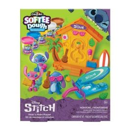 Lexibook LEX3380743111155 - Kit para hacer figuras de Stitch en arcilla de modelado suave y moldeable