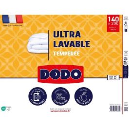 Dodo DOD3307419758780 - Edredón nórdico templado Ultra Lavable 300 g/m² - 140 x 200 cm - Blanco