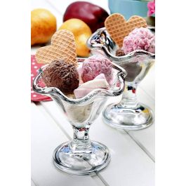 La Mediterranea Copa Helado de Poliestireno, 265 ml, 13,3 cm de Alto (24 Unidades)