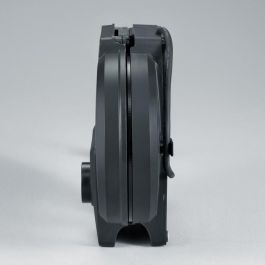 Severin WA2106 Gofrera Eléctrica 1200W, para 10 obleas, Termostato Ajustable, Placas Antiadherentes, Almacenamiento Vertical, Negro