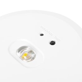 Luz de Emergencia LED Empotrable/Superficie 180LM Permanente/No Permanente 5000K Circular Ø115mm IP20 2.5W 3h Autonomía L118MN
