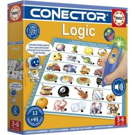 Educa EDU8412668203938 Juego Educativo Logic - 90 Preguntas, 12 Temas, Formato Libro - A partir de 3 años