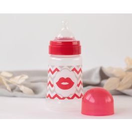 Kiokids Biberón Mr & Mrs Rojo +6 Meses, Boca Ancha con Tetina de Silicona de Alta Calidad y Sistema Anticólico para Bebés Precio: 2.78999985. SKU: B1J7N4VZK9
